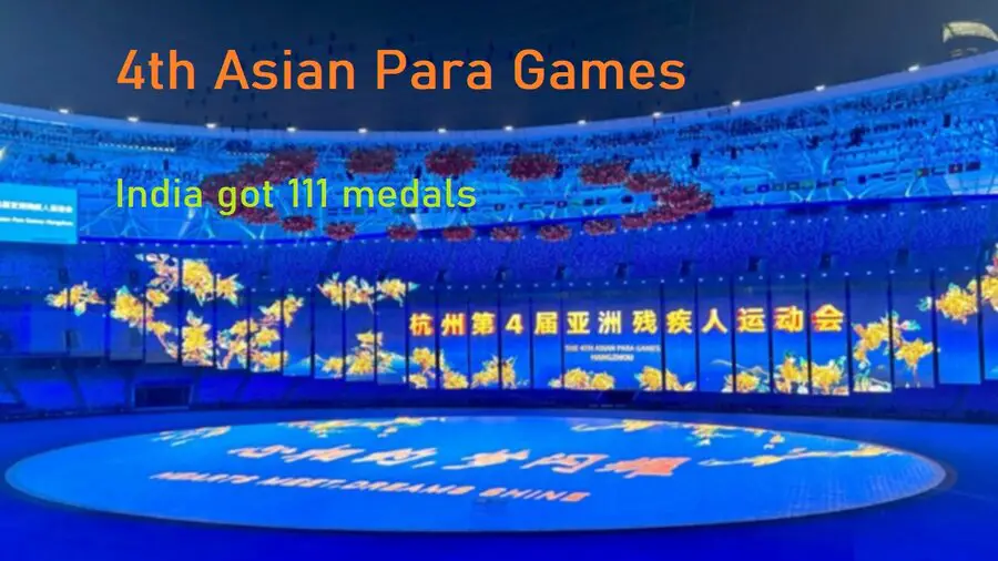 4th Asian Para Games 2022-23